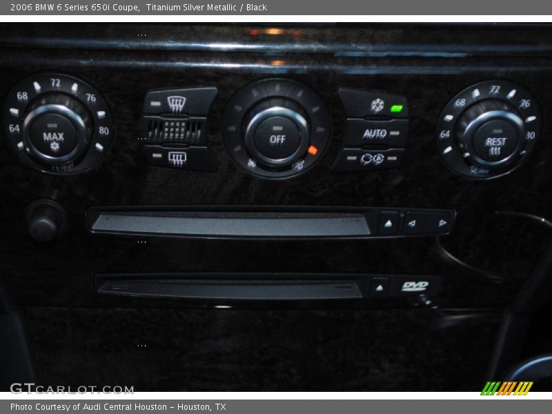 Titanium Silver Metallic / Black 2006 BMW 6 Series 650i Coupe
