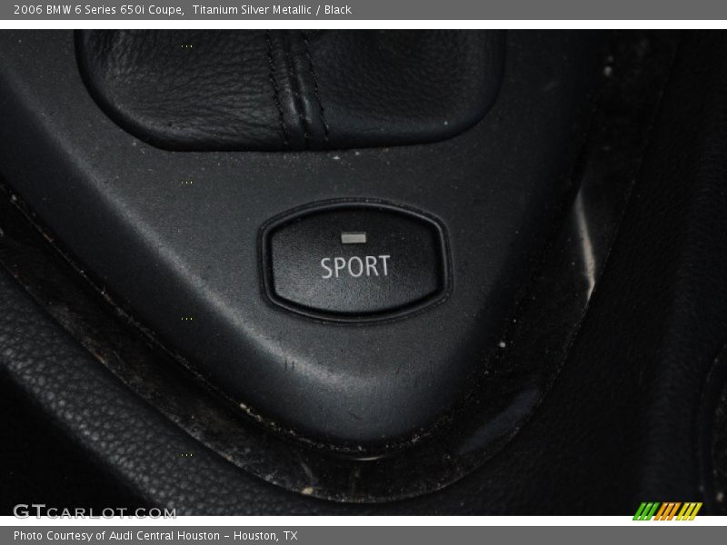 Titanium Silver Metallic / Black 2006 BMW 6 Series 650i Coupe