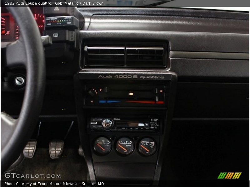 Gobi Metallic / Dark Brown 1983 Audi Coupe quattro