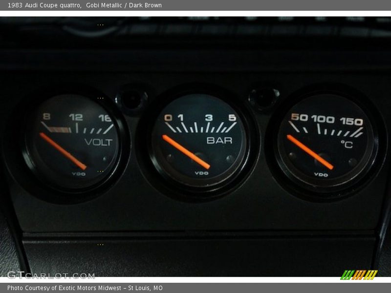  1983 Coupe quattro quattro Gauges