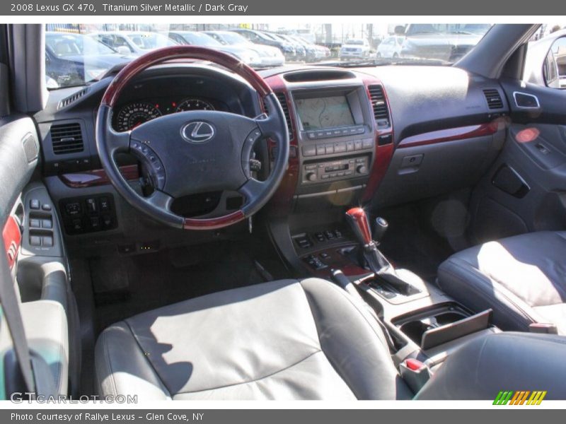 Titanium Silver Metallic / Dark Gray 2008 Lexus GX 470