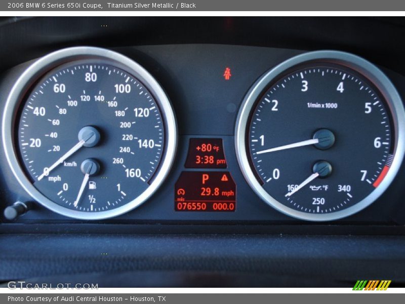  2006 6 Series 650i Coupe 650i Coupe Gauges