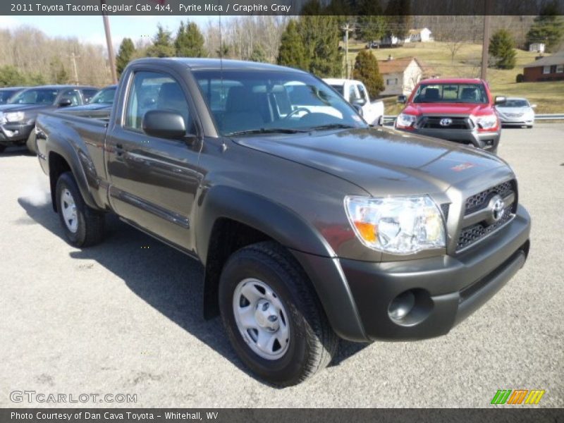 Pyrite Mica / Graphite Gray 2011 Toyota Tacoma Regular Cab 4x4