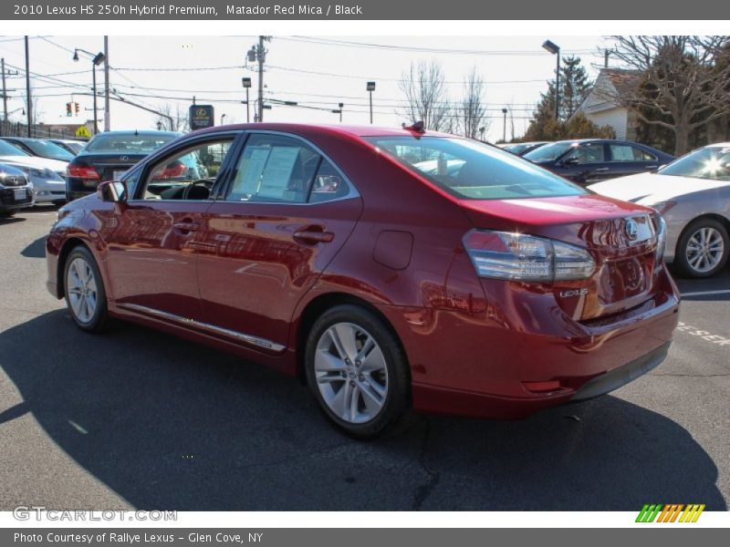 Matador Red Mica / Black 2010 Lexus HS 250h Hybrid Premium