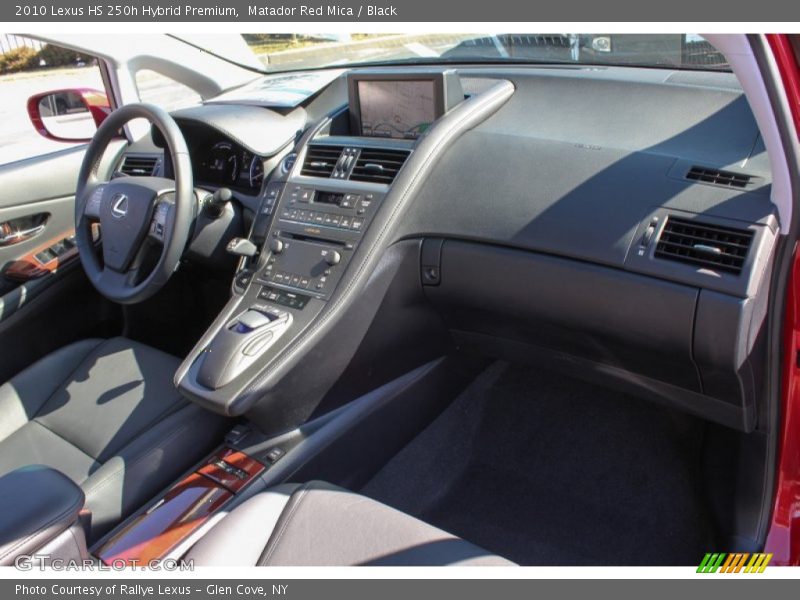 Matador Red Mica / Black 2010 Lexus HS 250h Hybrid Premium