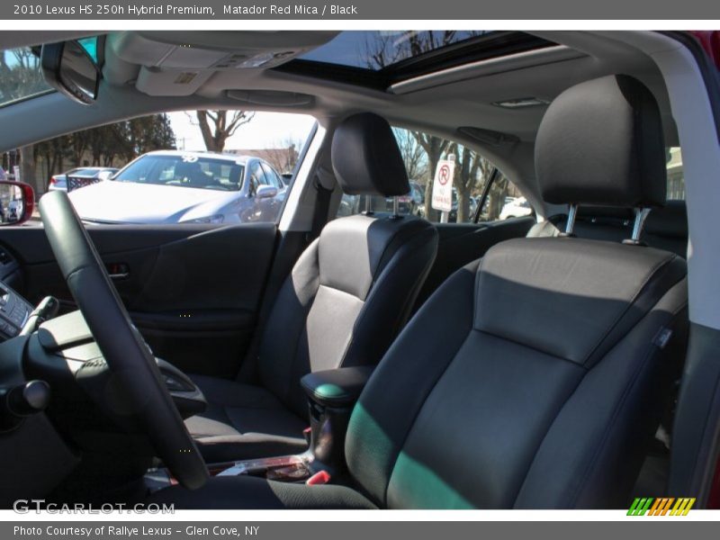 Matador Red Mica / Black 2010 Lexus HS 250h Hybrid Premium