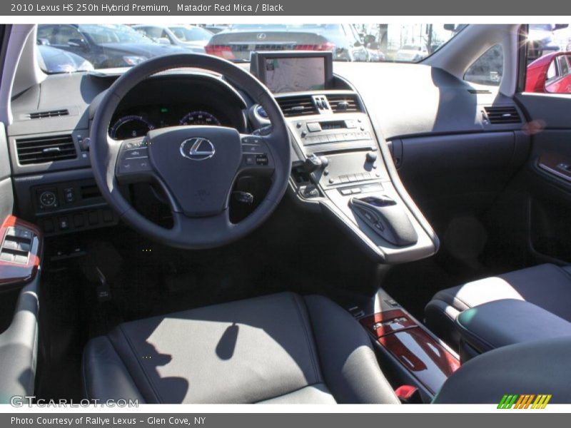 Matador Red Mica / Black 2010 Lexus HS 250h Hybrid Premium