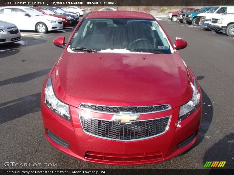 Crystal Red Metallic Tintcoat / Jet Black 2013 Chevrolet Cruze LT