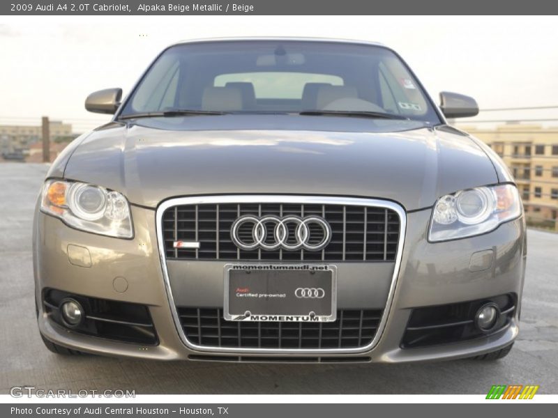 Alpaka Beige Metallic / Beige 2009 Audi A4 2.0T Cabriolet