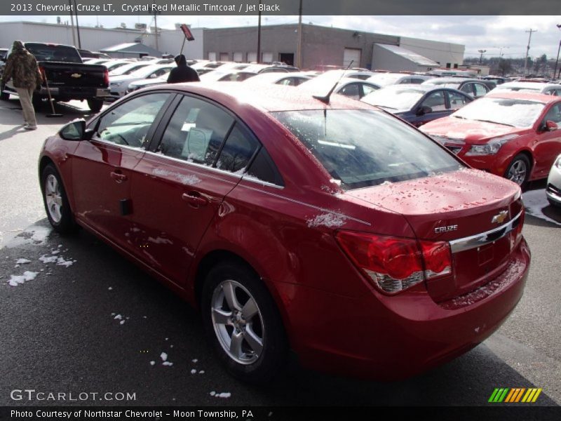 Crystal Red Metallic Tintcoat / Jet Black 2013 Chevrolet Cruze LT