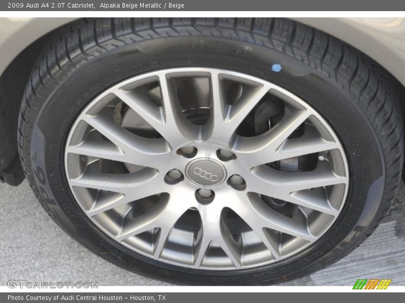 Alpaka Beige Metallic / Beige 2009 Audi A4 2.0T Cabriolet