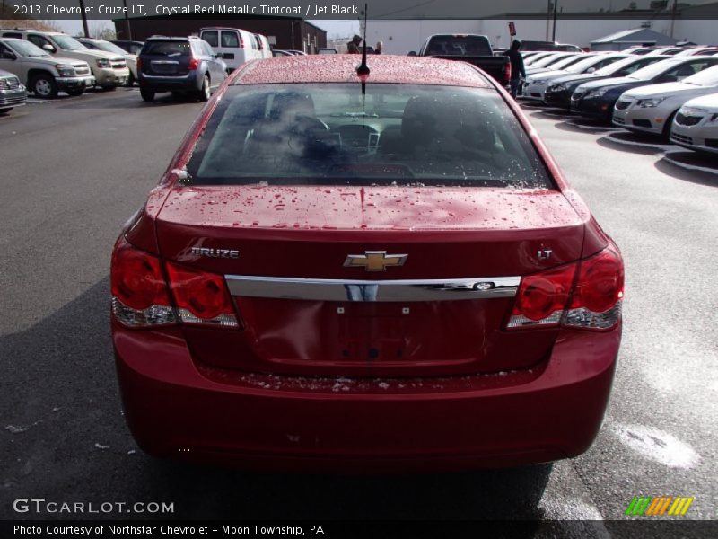 Crystal Red Metallic Tintcoat / Jet Black 2013 Chevrolet Cruze LT
