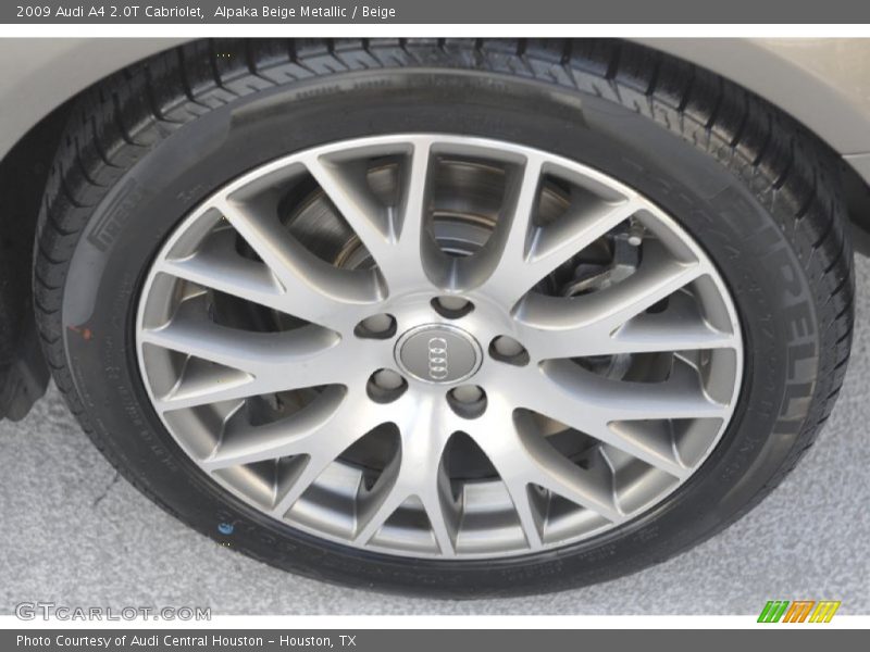 Alpaka Beige Metallic / Beige 2009 Audi A4 2.0T Cabriolet