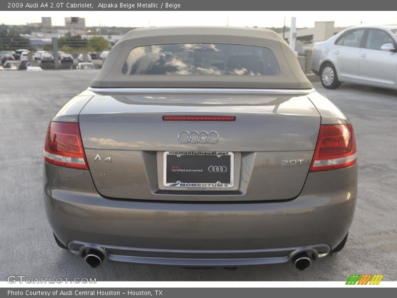 Alpaka Beige Metallic / Beige 2009 Audi A4 2.0T Cabriolet