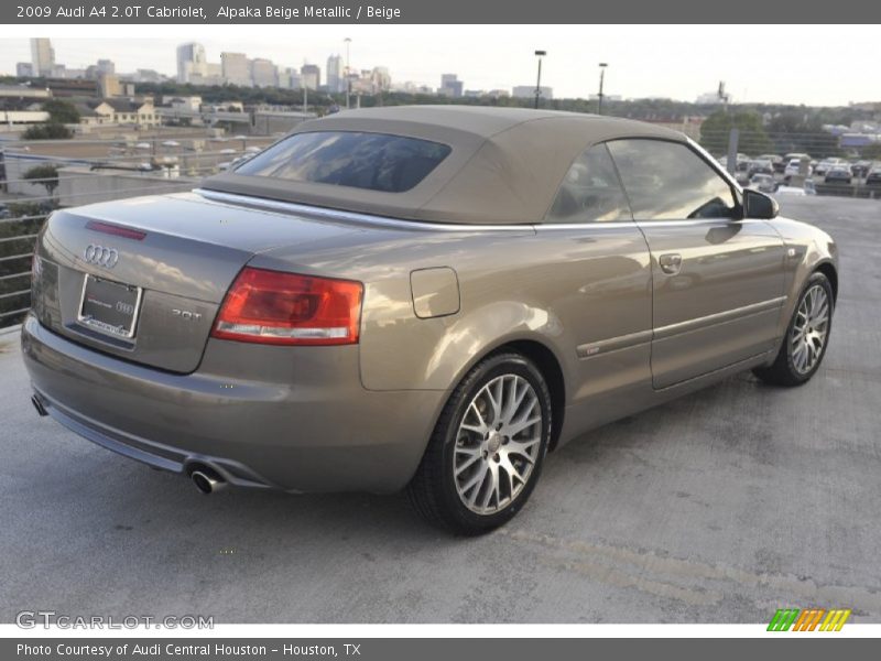 Alpaka Beige Metallic / Beige 2009 Audi A4 2.0T Cabriolet