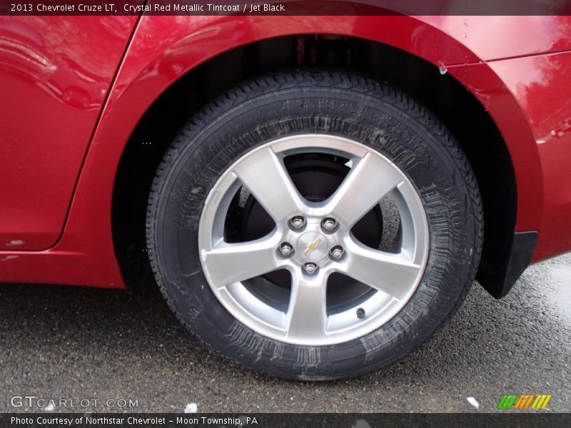 Crystal Red Metallic Tintcoat / Jet Black 2013 Chevrolet Cruze LT