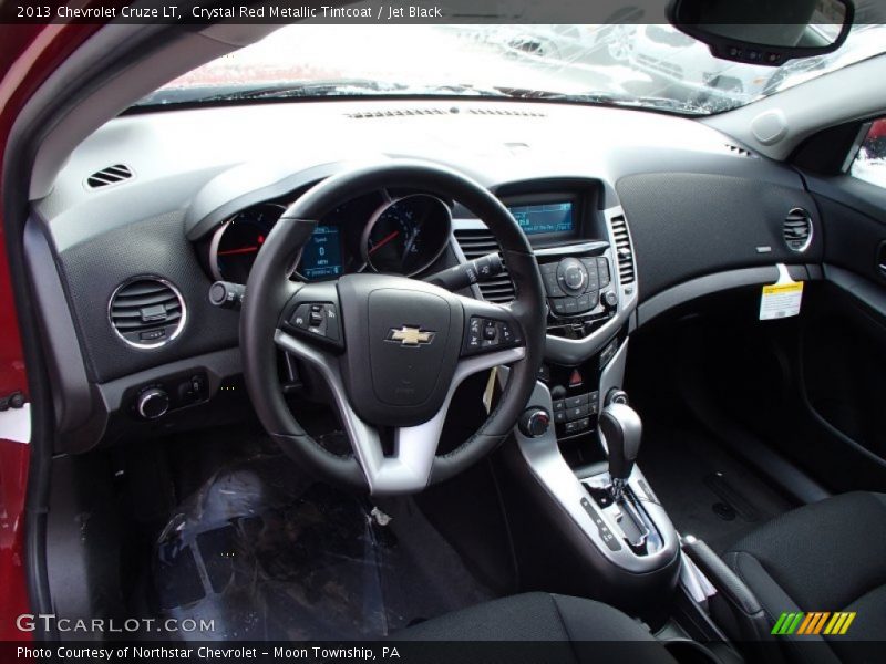 Crystal Red Metallic Tintcoat / Jet Black 2013 Chevrolet Cruze LT