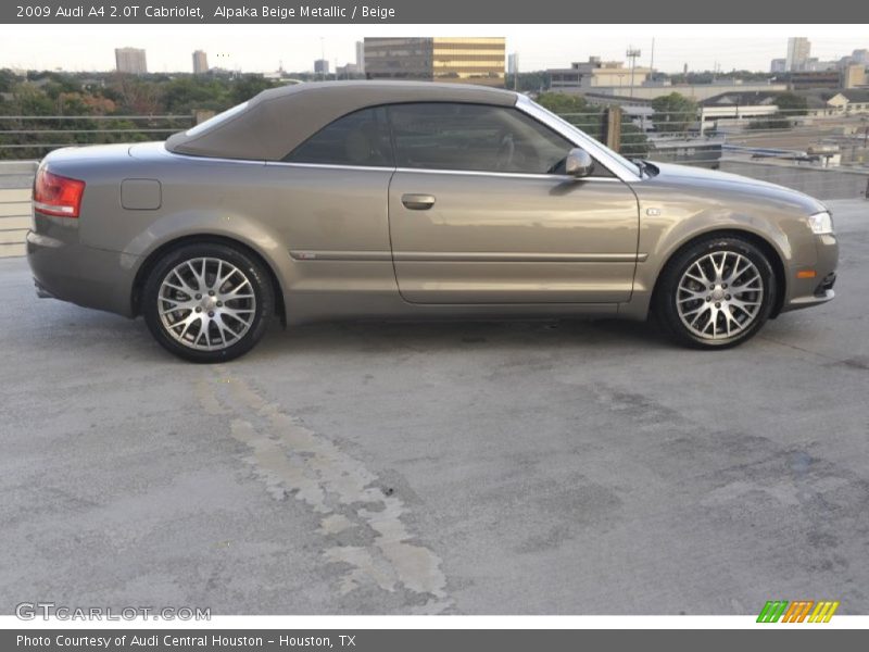 Alpaka Beige Metallic / Beige 2009 Audi A4 2.0T Cabriolet