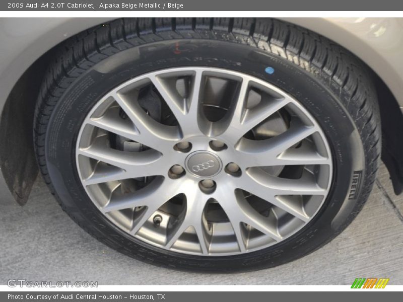 Alpaka Beige Metallic / Beige 2009 Audi A4 2.0T Cabriolet