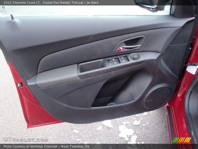 Crystal Red Metallic Tintcoat / Jet Black 2013 Chevrolet Cruze LT