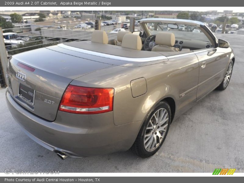 Alpaka Beige Metallic / Beige 2009 Audi A4 2.0T Cabriolet