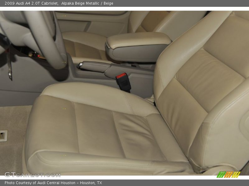 Alpaka Beige Metallic / Beige 2009 Audi A4 2.0T Cabriolet