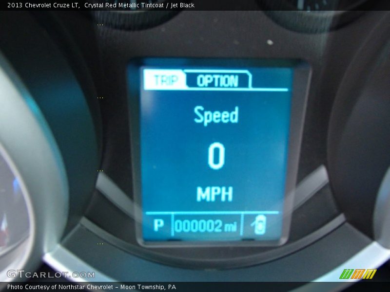 Crystal Red Metallic Tintcoat / Jet Black 2013 Chevrolet Cruze LT