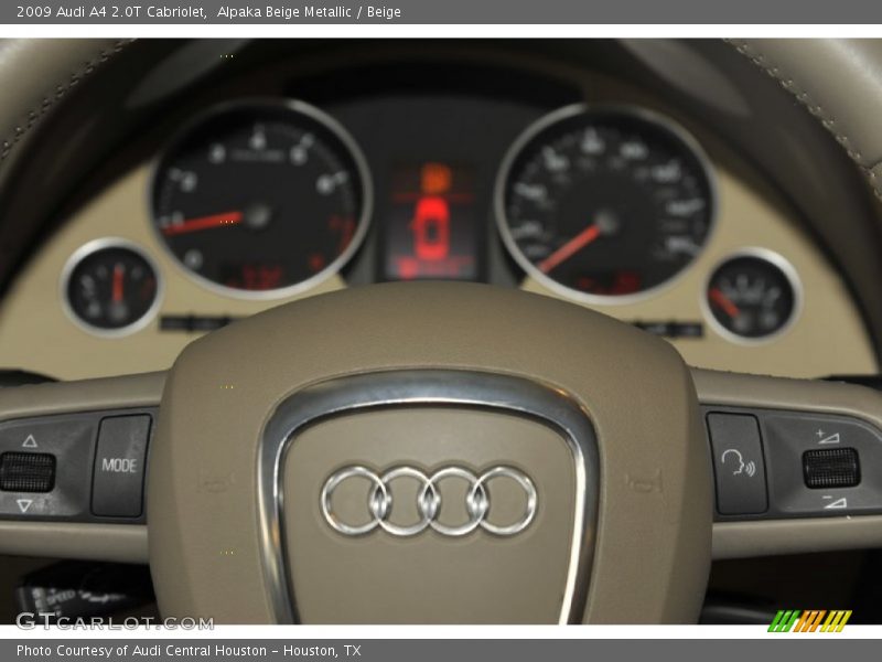 Alpaka Beige Metallic / Beige 2009 Audi A4 2.0T Cabriolet