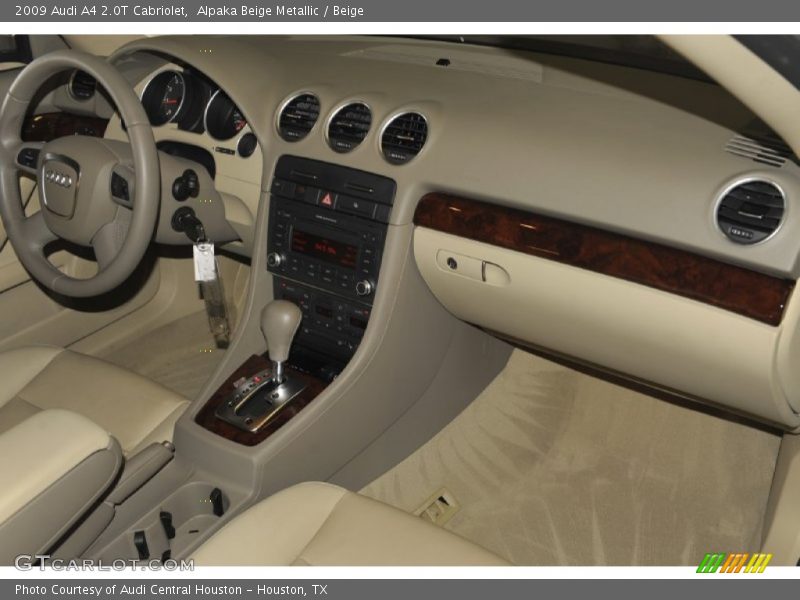 Alpaka Beige Metallic / Beige 2009 Audi A4 2.0T Cabriolet