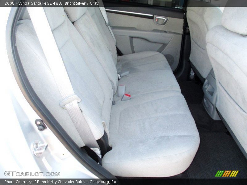 Bright Silver / Gray 2008 Hyundai Santa Fe SE 4WD