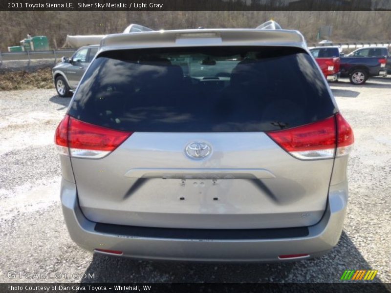 Silver Sky Metallic / Light Gray 2011 Toyota Sienna LE