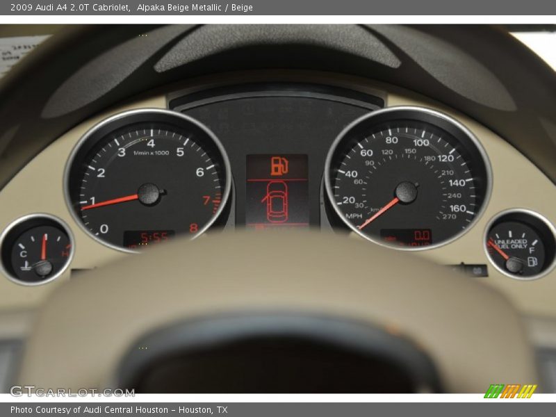 Alpaka Beige Metallic / Beige 2009 Audi A4 2.0T Cabriolet