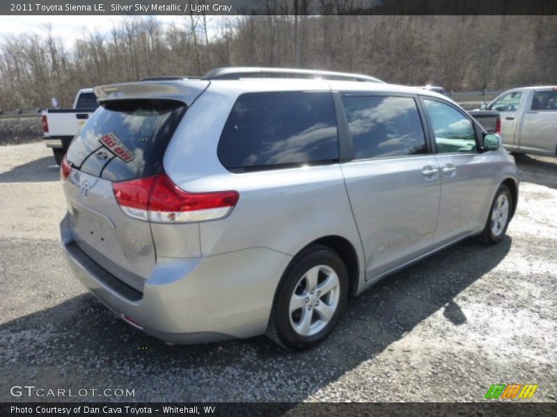 Silver Sky Metallic / Light Gray 2011 Toyota Sienna LE