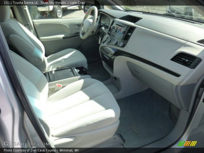 Silver Sky Metallic / Light Gray 2011 Toyota Sienna LE