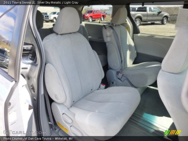 Silver Sky Metallic / Light Gray 2011 Toyota Sienna LE