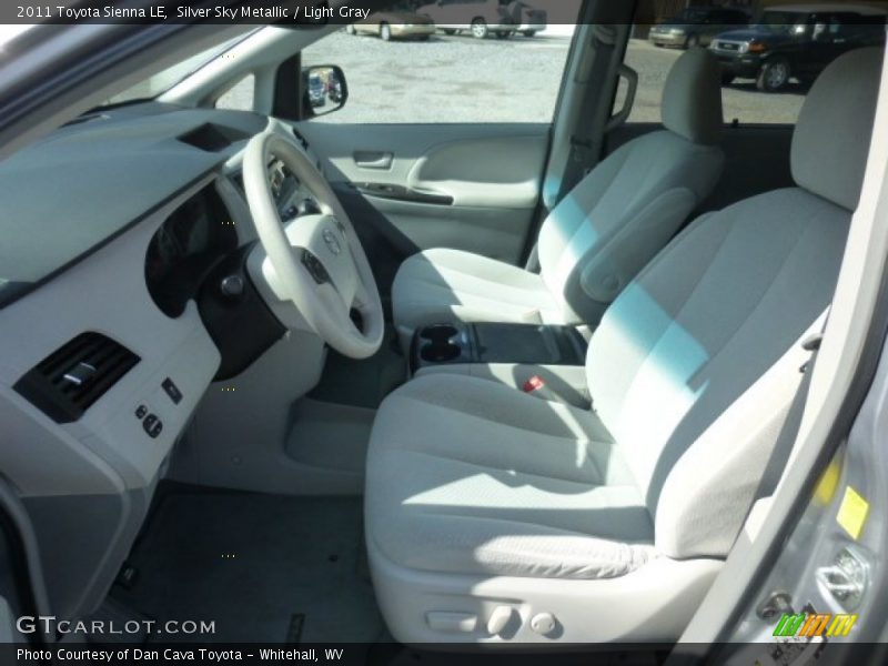 Silver Sky Metallic / Light Gray 2011 Toyota Sienna LE