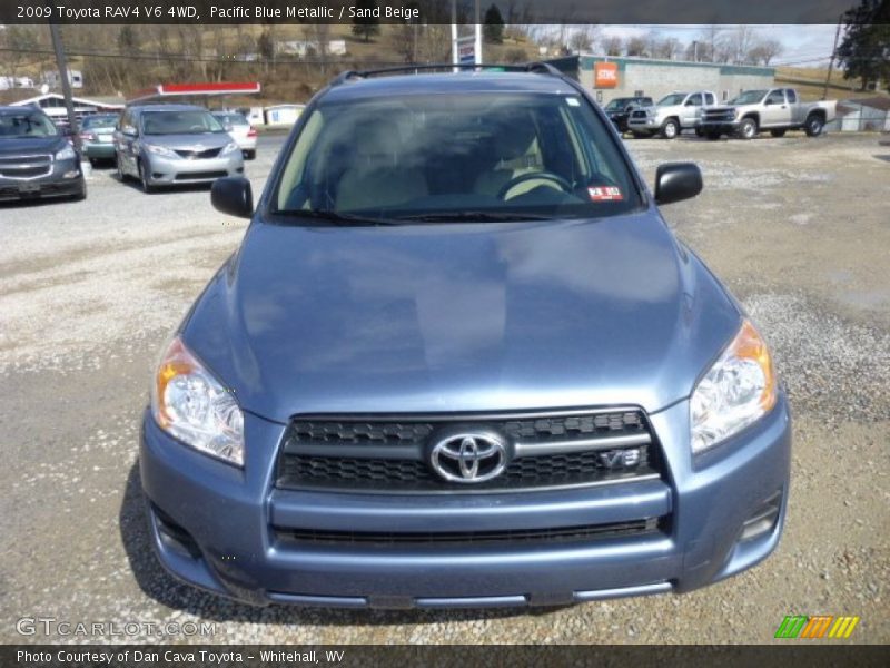 Pacific Blue Metallic / Sand Beige 2009 Toyota RAV4 V6 4WD