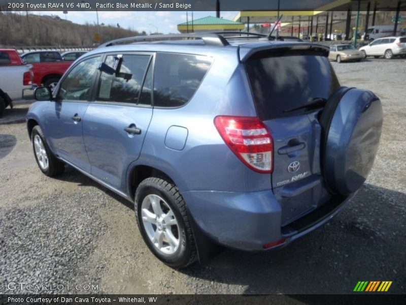 Pacific Blue Metallic / Sand Beige 2009 Toyota RAV4 V6 4WD