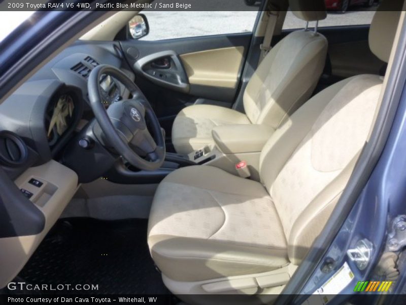 Pacific Blue Metallic / Sand Beige 2009 Toyota RAV4 V6 4WD