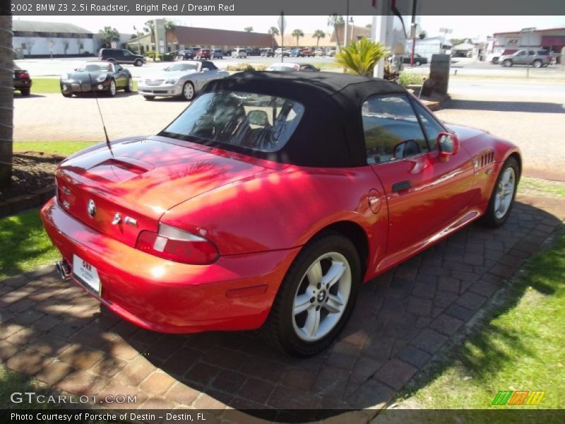 Bright Red / Dream Red 2002 BMW Z3 2.5i Roadster