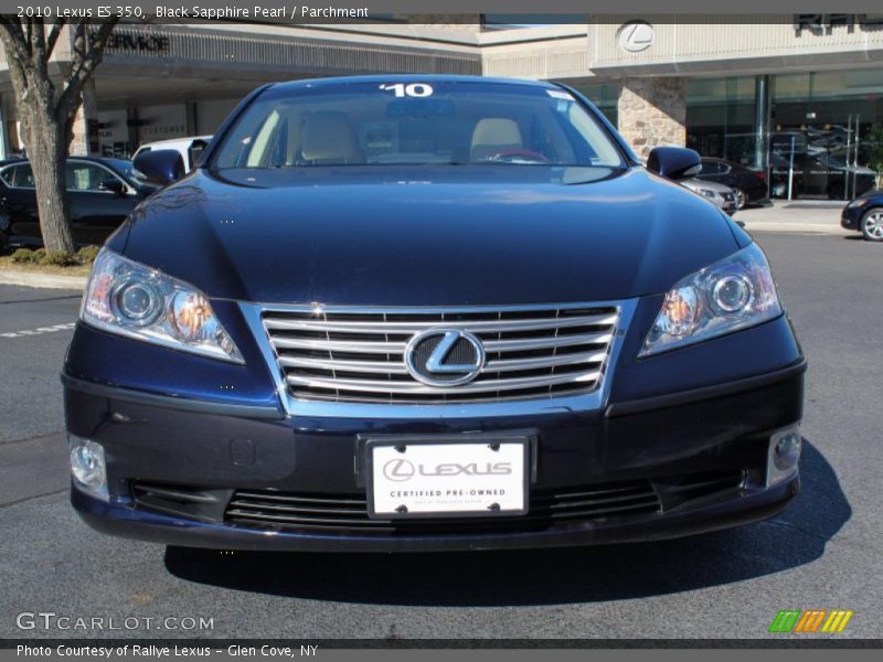 Black Sapphire Pearl / Parchment 2010 Lexus ES 350