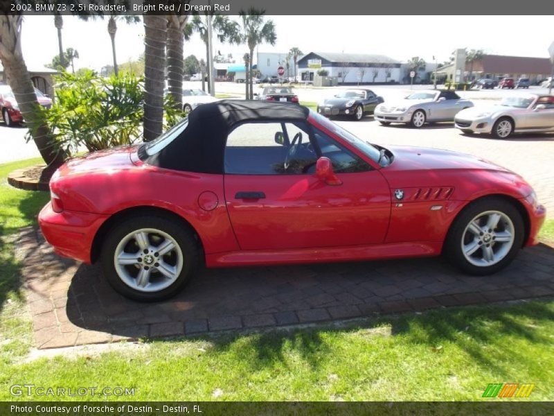 Bright Red / Dream Red 2002 BMW Z3 2.5i Roadster