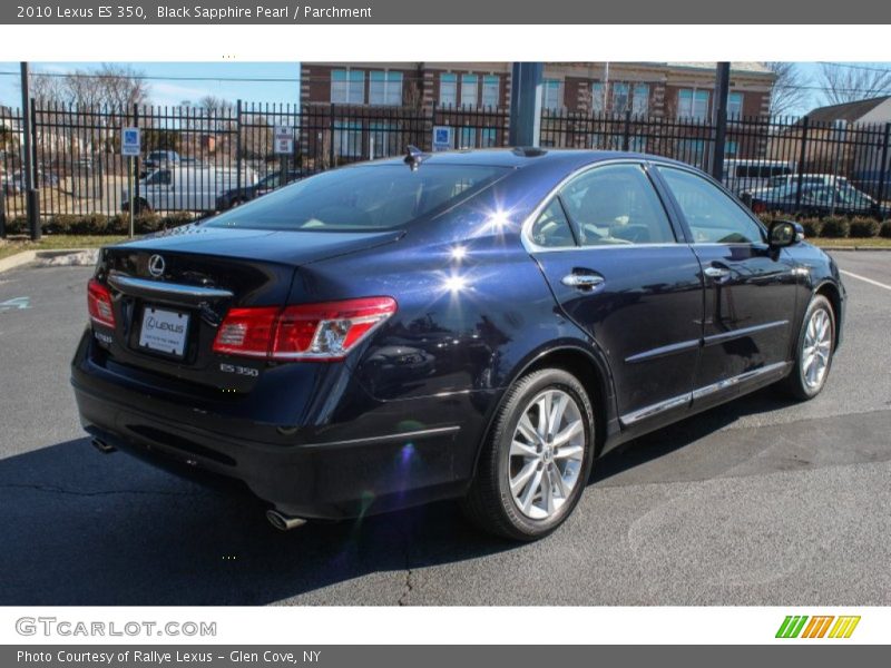 Black Sapphire Pearl / Parchment 2010 Lexus ES 350