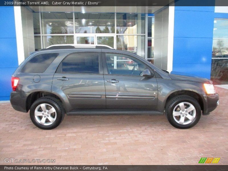 Cyber Gray Metallic / Ebony 2009 Pontiac Torrent AWD