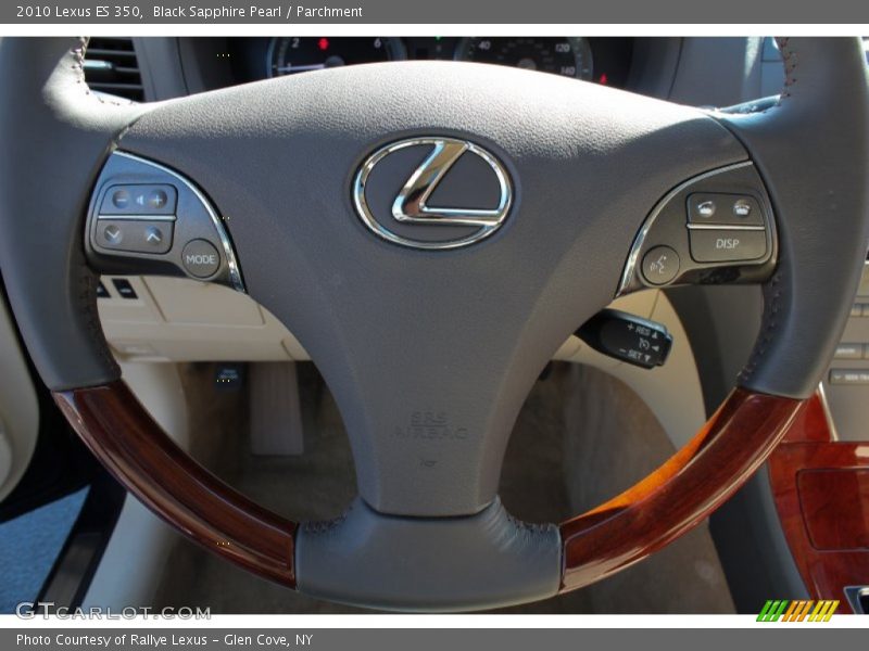 Black Sapphire Pearl / Parchment 2010 Lexus ES 350