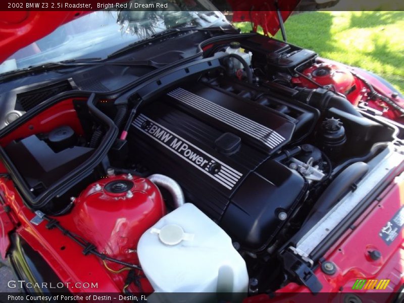  2002 Z3 2.5i Roadster Engine - 2.5L DOHC 24-Valve Inline 6 Cylinder