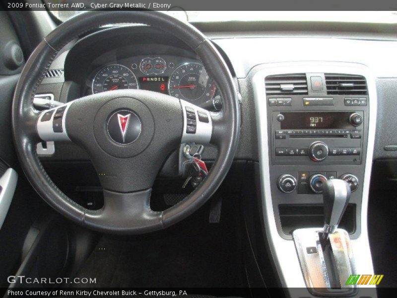 Cyber Gray Metallic / Ebony 2009 Pontiac Torrent AWD