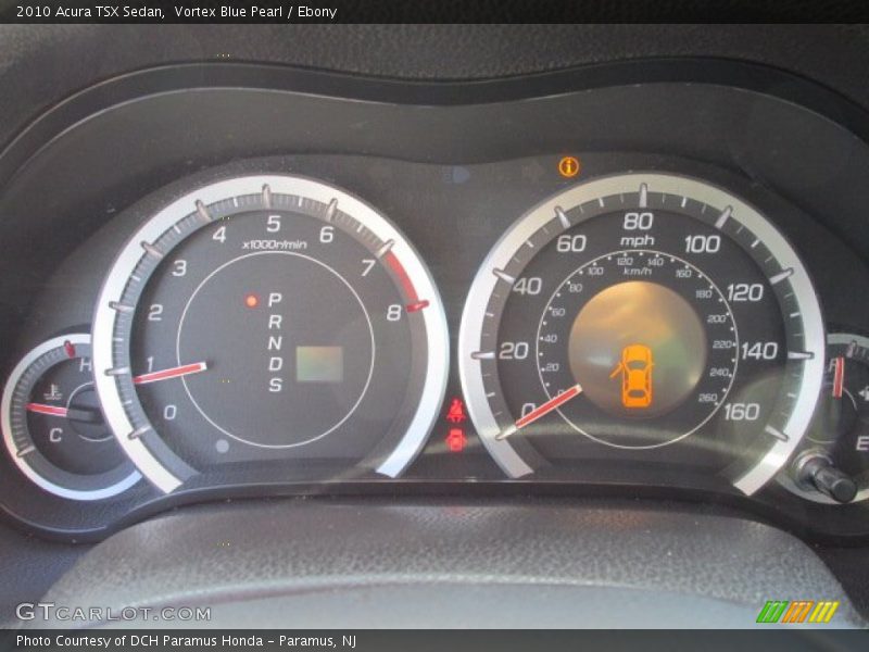 Vortex Blue Pearl / Ebony 2010 Acura TSX Sedan