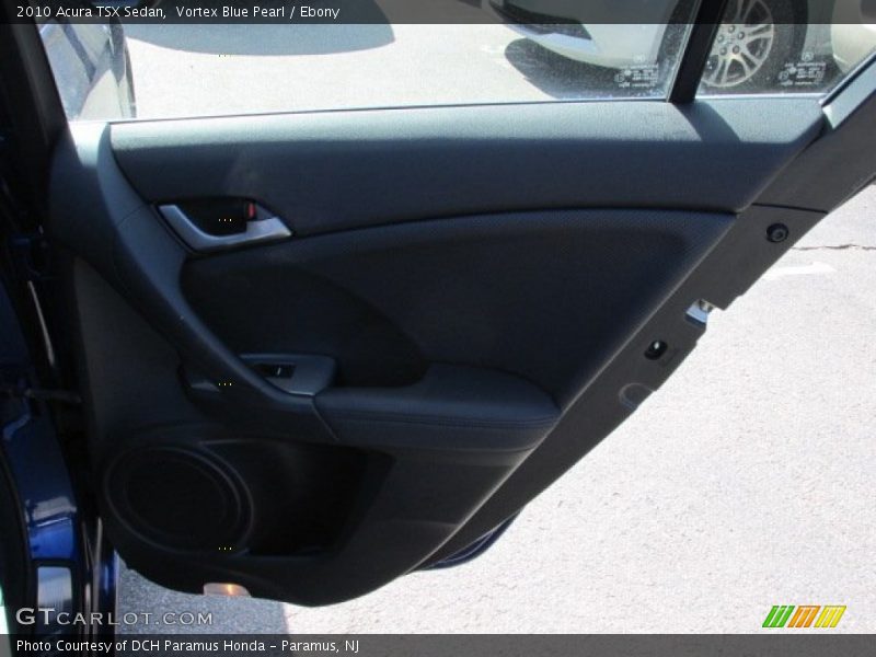 Vortex Blue Pearl / Ebony 2010 Acura TSX Sedan