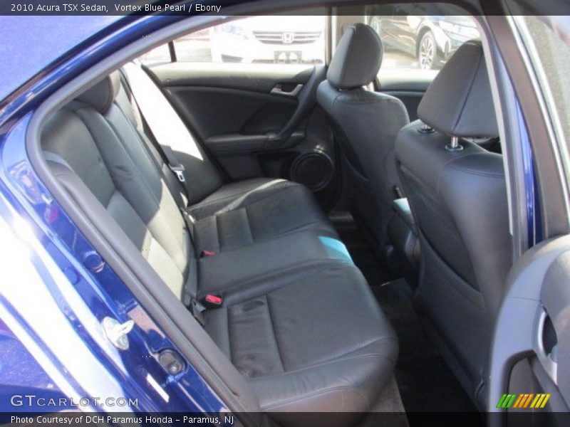 Vortex Blue Pearl / Ebony 2010 Acura TSX Sedan